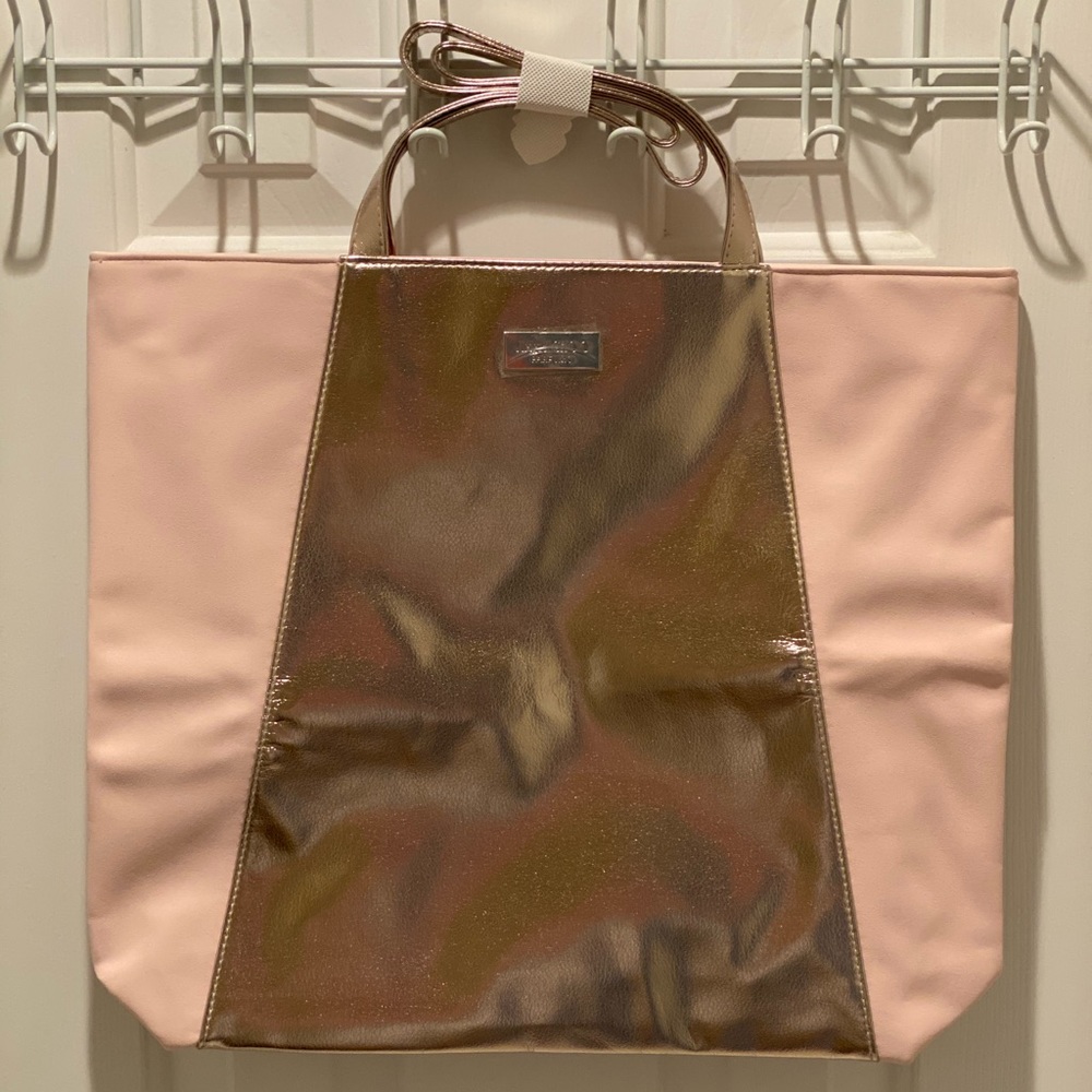 Jimmy Choo Tote, Large, Pink and Gold